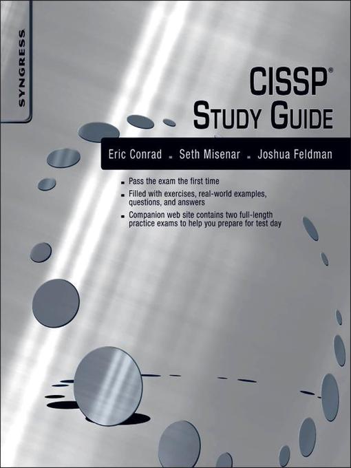 Title details for CISSP Study Guide by Joshua Feldman - Available